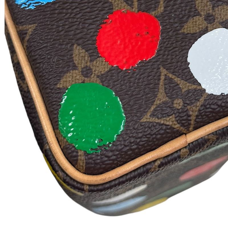 Louis Vuitton Yayoi Kusama Collaboration Nano Speedy Monogram Shoulder Bag