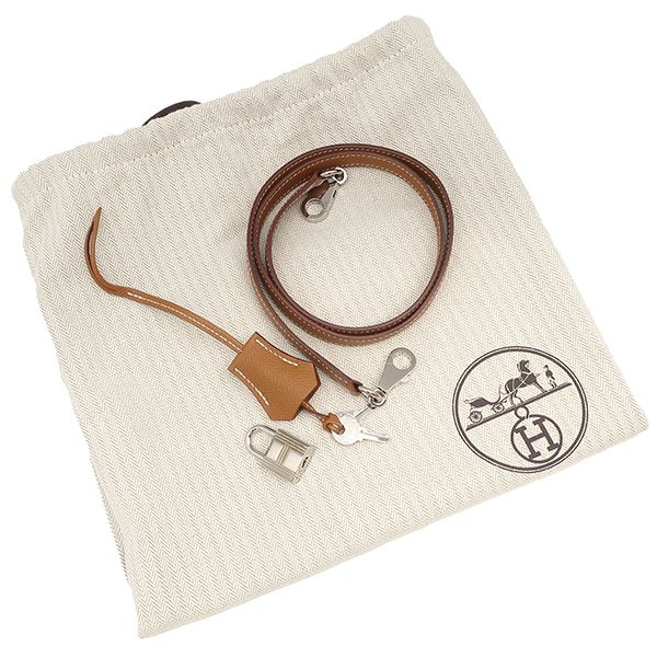 Hermes 2-Way Bag Kelly 28 Outer Stitch Vaux Epson Gold Silver Hardware Brown