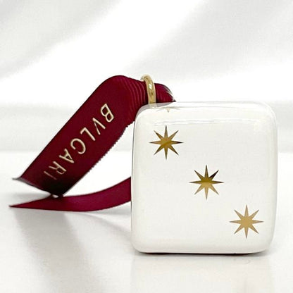Bulgari Ornament White Gold Excellent Condition Ceramic Preowned Bvlgari