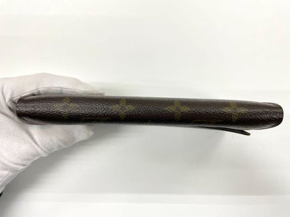 Louis Vuitton Monogram Pochette Portmonnaie Cles Di Long Wallet M61726 Brown