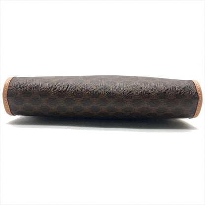 Celine Macadam Triomphe Clutch Brown