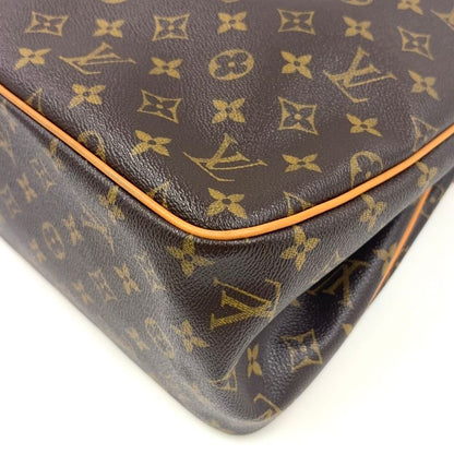 Louis Vuitton Batignolles Vertical Monogram Leather X PVC Brown Tote Bag M51153