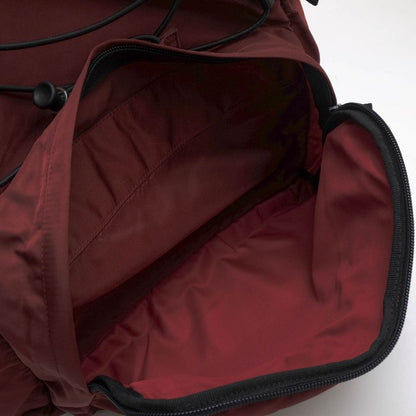 Prada Backpack Bag Backpack Men Nylon Red Brown Red Brown V317 Zaino in Tessuto