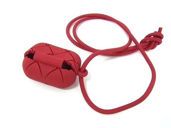 Bottega Veneta Rubber Airpods Case Airpods Case Women's Men's Red