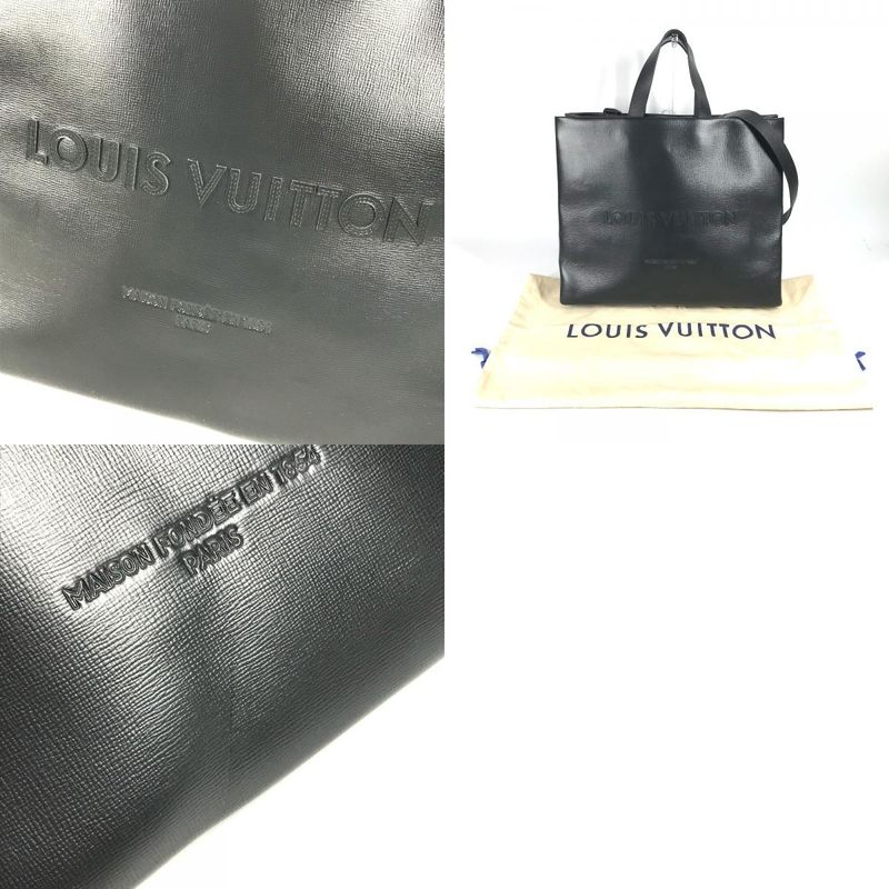 Louis Vuitton Tote Bag Shopper Tote MM M13979 Black