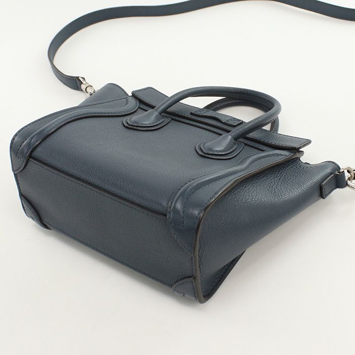 Celine Luggage Nano Handbag Leather Women