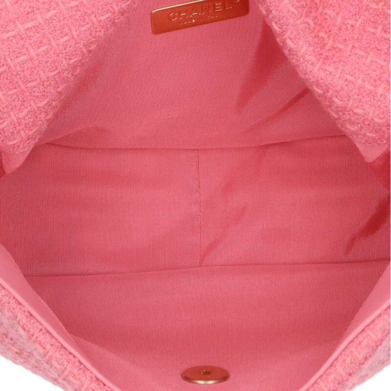 Chanel19 Large Tweed Shoulder Bag Women