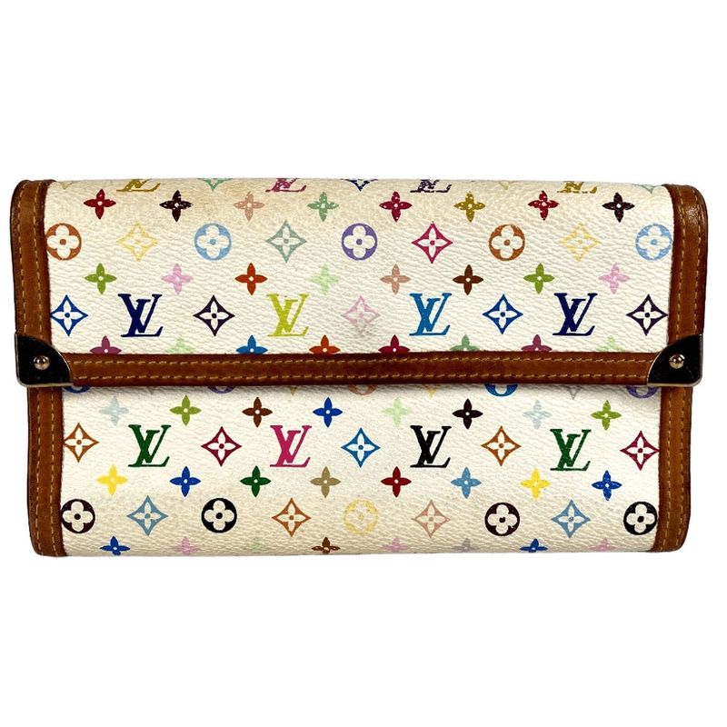Louis Vuitton Long Wallet Porte Trésor International M92659 Monogram Multicolor