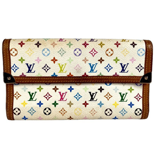Louis Vuitton Long Wallet Porte Trésor International M92659 Monogram Multicolor