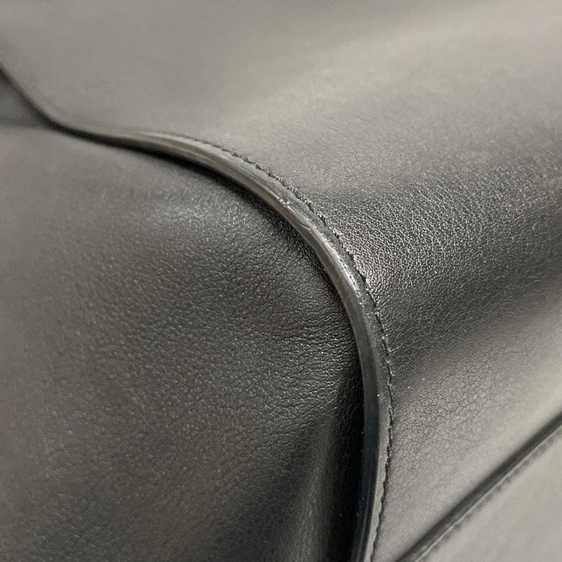 Loewe Tote Bag Hammock Bag Small Black With C Engraved Leather