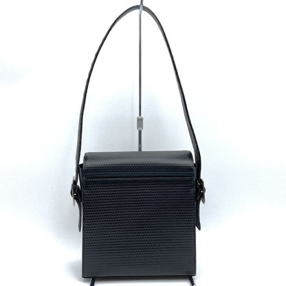YVES Saint Laurent Yves Saint Laurent Shoulder Bag Handbag Black Leather Shape