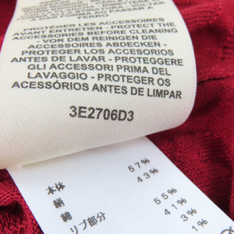 Hermes 2023 3e2706d3 Chaine D'ancre V-neck Long Sleeves Silk Cotton Cardigan