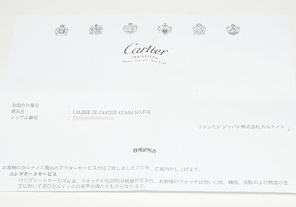 Cartier Calibre De Cartier W7100036 Men's