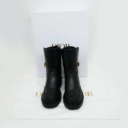 Christian Dior Empreinte Ankle BOOT Ankle Boots 37 1 2 Black Leather