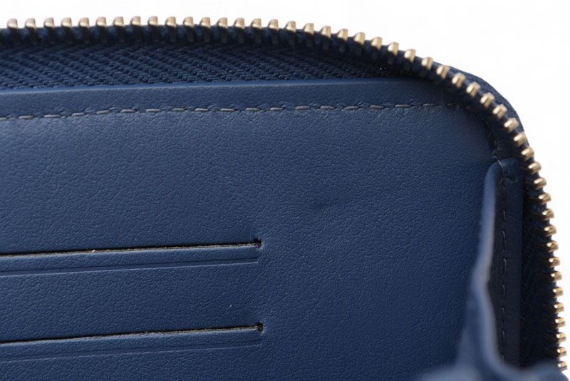 Chanel Wallet Fold Chanel Wallet A81973 Coco Mark Deauville Blue Tweed
